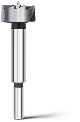 Broca Forstner de 32 mm para madera, diámetro de 32 mm, longitud 90 mm con mango redondo de 8 mm