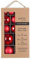 MAGIC by Inge - Weihnachtskugeln Set 42-teilig Merry Red, mit den Durchmessern 4 cm, 6 cm und 8 cm, Christbaumschmuck Glas