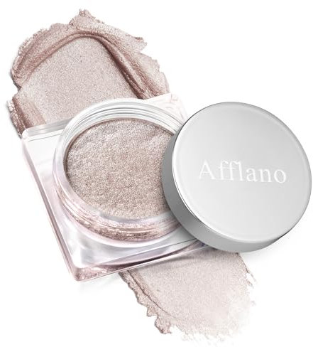 DE'LANCI Natural Nude Glitzer Lidschatten,Nude Creme Lidschatten,Wasserdicht,Gedeckter Perlschimmer für Berufsalltag,Minimalistische Looks und Empfindliche Haut,Vegan #10