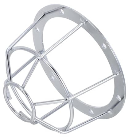 WHAMVOX Couvercle de Détecteur D'incendie en Métal Ignifuge, Protection Anti-Chocs Grille Antidéflagrante, Diamètre Intérieur 75 Mm, Compatible Boîtiers D'alarme et Sprinklers, Usage
