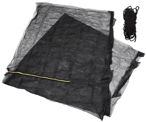 Kichvoe Rete di Sicurezza per Trampolino 10ft Ø 3,06m 6 Aste, Protezione Anticaduta per Letto Saltellante, Materiale Resistente e Leggero, Sicurezza per Uso Esterno