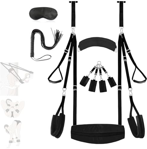 Altalena Sessuale Per Porta Altalena Sessuale Da Porta Altalena Sessuale Per Coppia Donna Completamente Regolabile,black