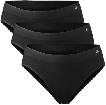 DANISH ENDURANCE Braguitas de Bambú para Mujer, Bragas Bikini Elásticas, Suaves y Cómodas, 3 Pack