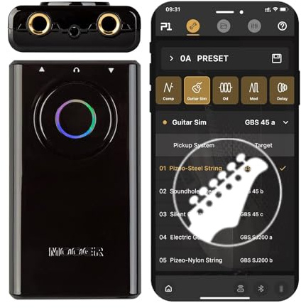 MOOER Prime P1 - Processore multi-effetto per chitarra, pedali bassi con accordatore, amplificatore, metronomo per pratica e prestazioni