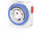TESSAN Zeitschaltuhr Steckdose 24 Std, 3680W Mechanische Zeitschaltuhr, Timer Analog 96 Segmente, 15 Minuten Intervall, Timer Mechanisch Tägliche Zyklusprogrammierung, für Lichter