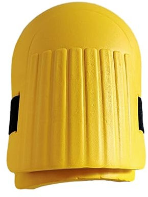 ICDKOYK Genouillères réglables pour le travail, Protection des genoux dans toutes les situations, Protection des genoux en plastique, Protection Durable des genoux, Jaune