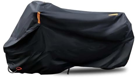 Funda Motocicleta para Royal Enfield para Himalayan 411 400 Cubierta Motocicleta Impermeable Al Aire Libre Polvo Protección UV Scooter Cubierta Lluvia(4XL para 250cm)