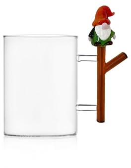 Ichendorf Christmas Tales Tazza Natalizia Mug Gnomo 500ml Vetro Borosilicato