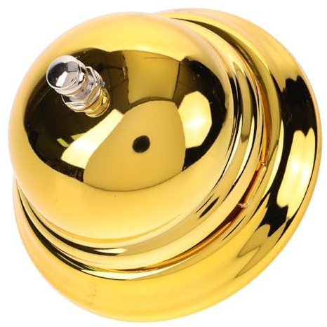 ROMISBABA Campanello da Tavolo Stili multipli Oro in Ferro Leggero e Facile da Conservare Campana di Servizio per Chiamata Clienti e Reception per Ristoranti e Cucine Stili multipli