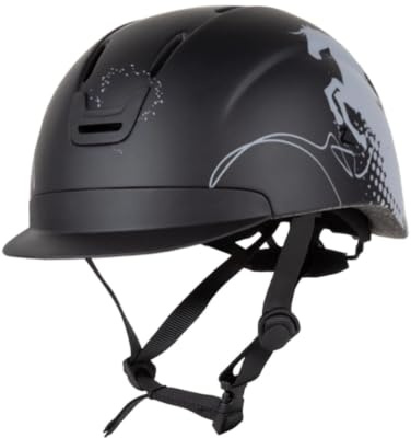 PETSOLA Casco de Equitación Casco Ecuestre Casco para Montar Casco Deportivo con Ajuste Regulable Y Almohadilla Interior Ligera Estructura Transpirable Adecua