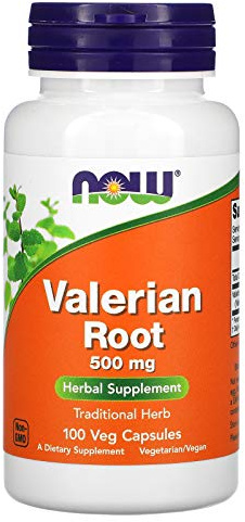 NOW Foods Valerian Root, 500mg, 100 Capsules