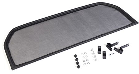 GermanTuningParts Windschott für FIAT Barchetta 1995-2005 - Schwarz | Windabweiser | Windblocker | Wind Deflector