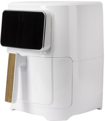 Bergner CHARCOAL Freidora de aire 1800W 6.9L 8 programas de cocción, con Revestimiento Cerámico - Temporizador hasta 30 min