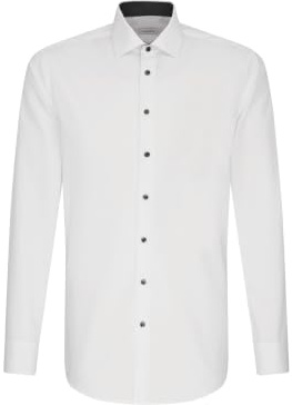 Seidensticker Slim Bügelfrei Kent Patch Chemise Business Homme
