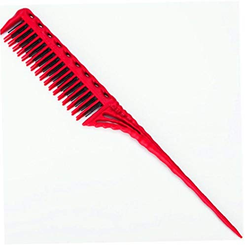 3 Ranghi Denti Stuzzicare Pettine Districante Spazzola Della Coda Di Ratto Pettine Afro - Rat Pettini Di Coda Per Styling Tutti I