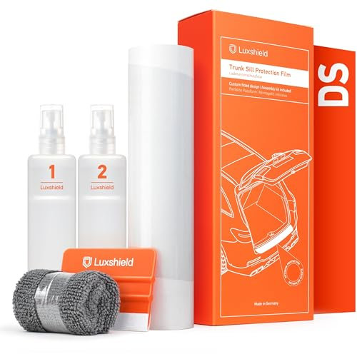 Luxshield Pellicola Protettiva per Bordo di Carico per DS Automobiles DS 3 I 2019-2025 - Protezione Paraurti, antigraffio, per vernice - Trasparente