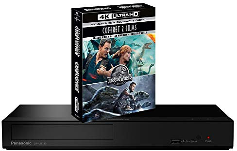 MULTIREGION Panasonic DP-UB150 DVD Regions 1-8 - Blu-ray Region B - Bundle Including Jurassic World 2 Movie Collection