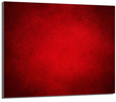 Herdabdeckplatte 60x52 Einteilig Glas Elektroherd Induktion Herdschutz Spritzschutz Glasplatte Deko Schneidebrett, Rot