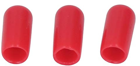 Rankomu 100 tapas protectoras de rosca de PVC, cubiertas redondas para brida de válvula de cilindro, 7 mm, protector de rosca de tornillo, tapas de extremo de rosca macho