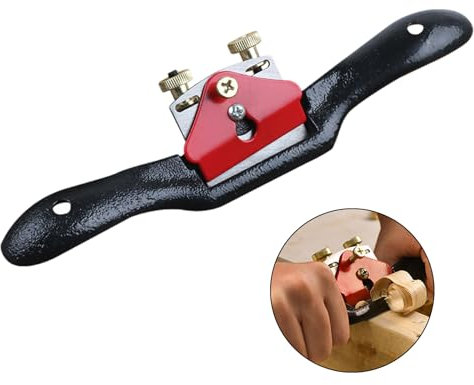 Spokeshave Tool - ShiningUU Adjustable 10 Inch Wood Planer, Hand Planer for Woodworking, Wood Carving, Door Planing, Wood Cutting/Engraving/Grain Tools | Hand Tool for DIY Enthusiasts