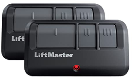 LiftMaster 893Max Security+ 2.0 3-Button Gate Operator Remote Control with Visor Clip - Pack of 2