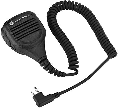 Akozon Handheld Microphone, Headphone Jack 3 5mm Speaker Microphone Walkie Talkie Jack Waterproof for Speaker Radio Hand with Steel Belt Clip MIC Radio-Walkie Talkie Clip
