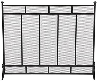 PEVSCO Parascintille per Camino Schermo for Camino Griglia Verticale Decorativo in Rete di Ferro Gruppo Schermo for Camino Copertura for Camino Grande e Solida Accessori per Caminetti (Color : 01)
