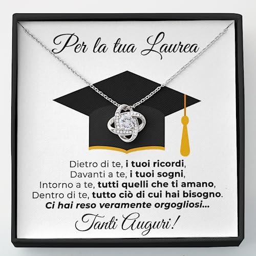 SOFIA FERRER Regalo Laurea Donna, Collana Argento 925, Idea Regalo Per Laurea, Catenina Argento 925 Donna, Idee Regali Ragazza, Regali Graduazione Per Lei, Maestra, Dottoressa (Tuoi Sogni)
