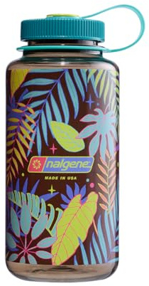 Nalgene 32oz WM FernsSustain Trinkflasche, Botanical Ferns