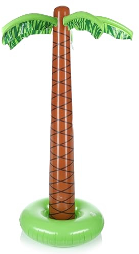 FunX Palmera inflable – Accesorios de fiesta de verano para fiestas en la playa, disfraces y más – 180 cm
