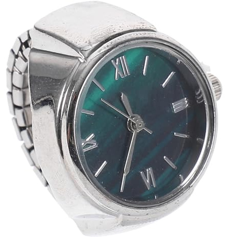 VALICLUD Green Finger Watch - Men's Mini Digital Keychain Watch with Zinc Alloy Band