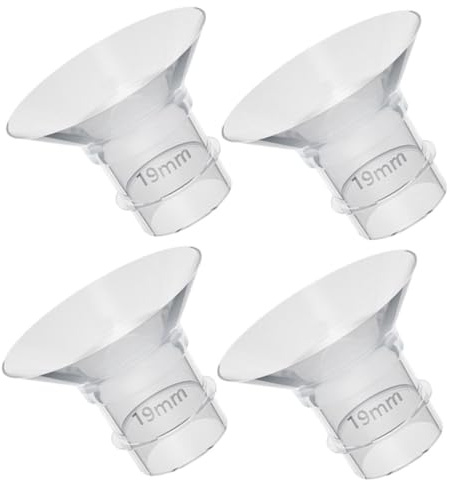 YARNOW 4pezzi Inserti Flangia in Silicone per Tiralatte Indossabile Kit Ricambi per Pompe da Allattamento