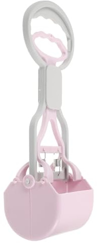 FOMIYES Ramasse-Crottes Pliable pour Chien Poignée Confortable en Plastique, Accessoire Pratique pour Promenade et Nettoyage Facile