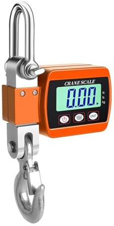 Báscula de grúa Digital LCD de 0,05-500kg, báscula electrónica Industrial portátil, herramienta de pesaje con gancho for colgar de peso resistente