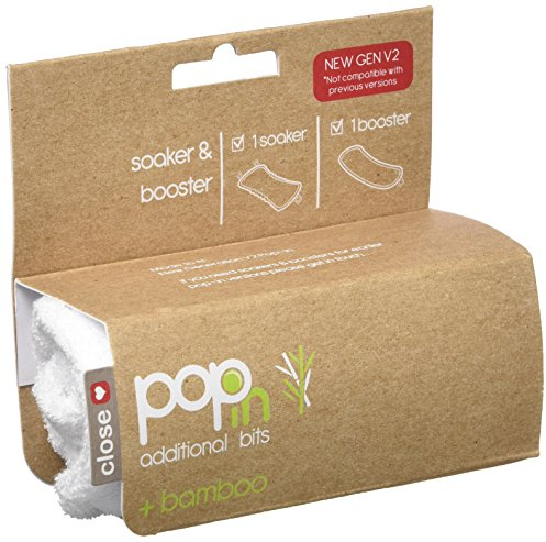 Close Windeleinlagen Soaker & Booster Bamboo für Pop-In für New Gen V2
