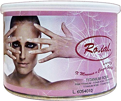 Ro.Ial Cera Barattolo Titanio Rosa - Pacco da 24 x 1200 gr