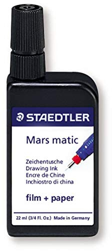STAEDTLER 745 M2-9 Mars matic Zeichentusche 2-Medien-Tusche, 22ml, schwarz