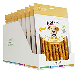 DOKAS Kaustange – Getreidefreier Premium Kausnack für Hunde 9 x 200g | 200g ( 9er Pack )