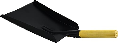Small Galvanised Thin Steel Coal Garden Hand Shovel 22 x 47cm