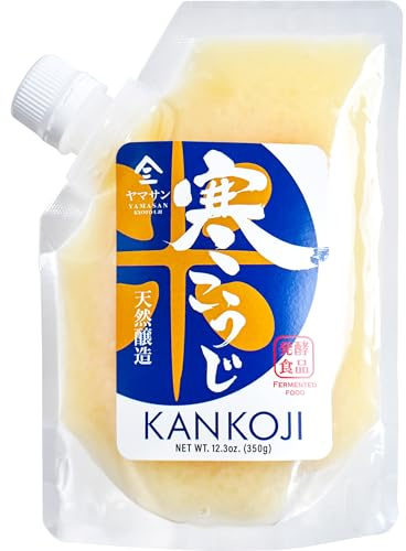 YAMASAN KYOTO UJI Koji Paste, Kan Koji, Japanese Traditional All-Purpose Umami Seasoning for Aging Marinade, Naturally Brewed, No Additives 350G