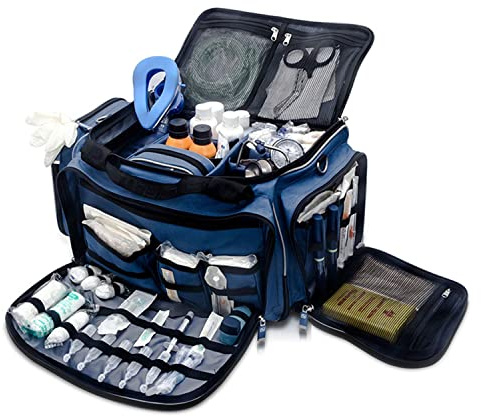 VVEROGJS Erste-Hilfe-Set mit großer Kapazität, leer, Tasche für medizinische Versorgung für Not- und Überlebenssituationen, ideal für Auto, LKW, Camping, Wandern, Reisen, Sport