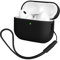 Mocarheri Case Cover for AirPods Pro 2 (2022), Protective Silicone Case, Ultra-Thin, Soft Skin Front LED Visible, Black