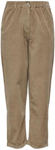 ONLY Female Klassische Hose ONLFLORA Klassische Cordhose im Carrot Fit