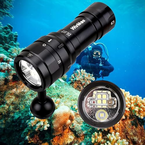 Wurkkos DL07 Diving Flashlight Rechargeable 3000 Lumens Scuba Dive Light