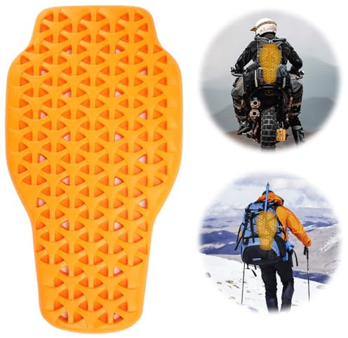 Fosoloni Rückenprotektor Motorrad für Erwachsene Abnehmbare Zertifizierte Rückenprotektor Protektoren Motorrad Rückenprotektor Reiten Motorrad Protektoren Hohe Sicherheit Unisex