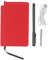 Jectse 3 in 1 Digital Smart Pen, Smartpen Notebook Set, Real Time Sync for Digitizing, Bluetooth 5.0 Paper Smart Writing Set, OCR Text Recognition Al Image Generation (Red)