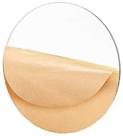 Transparenta akrylskivor - Anpassningsbara cirkulära hantverksskivor (2-6 mm tjocklek) for gör-det-själv-projekt(120MM*2MM)