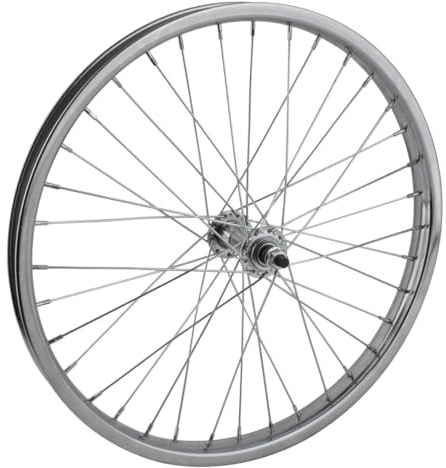 WheelMaster Front Bicycle Wheel 20 x 1.75 36H, Steel, Bolt On, Silver