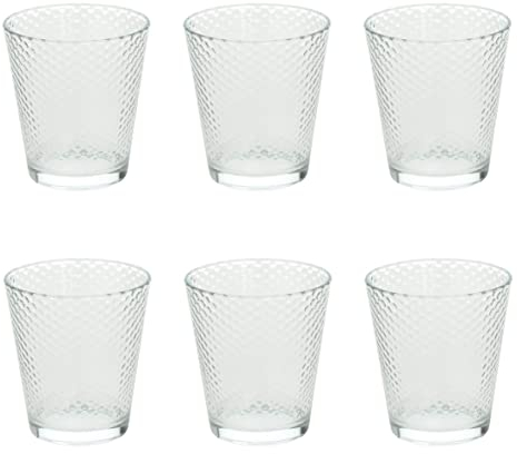 Tognana Golf - Paquete de 6 vasos, 340 cubic_centimeters, cristal, transparente