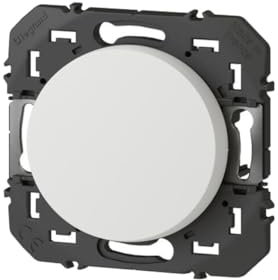 Legrand 600001 Interrupteur ou va-et-vient dooxie, 10AX, 250V~, finition blanc
